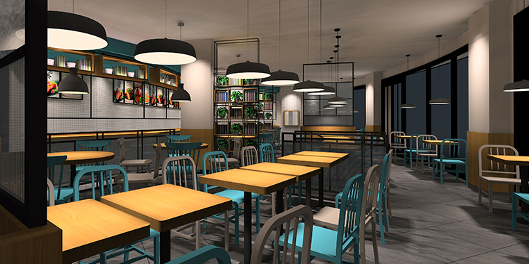 連云港尚班族餐飲空間設計-1